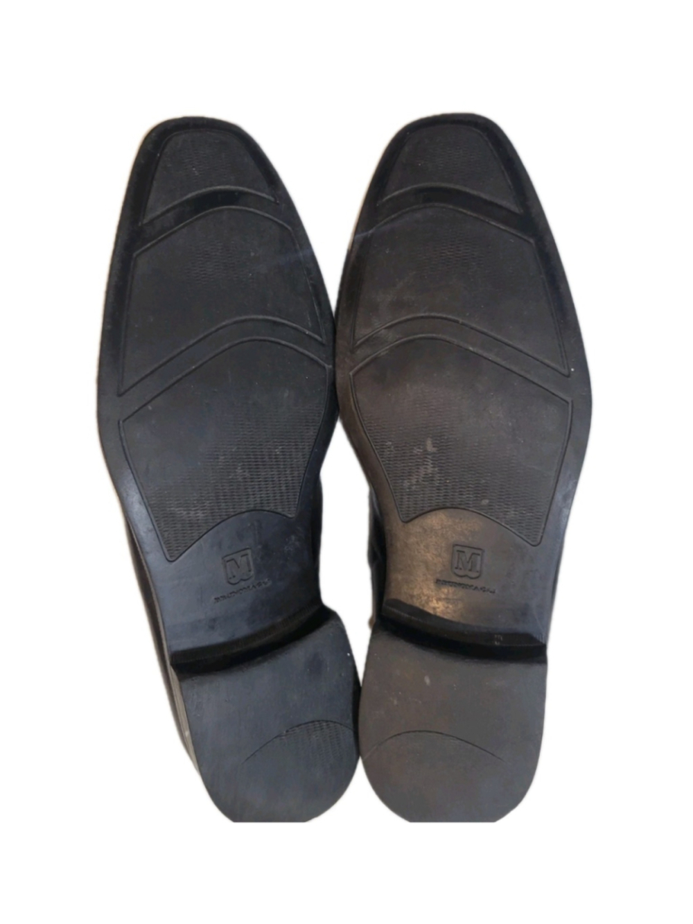 Bruno Magli PITTO Black Leather Round Toe Slip On Loafers Men’s Size 10.5M - Picture 8 of 9